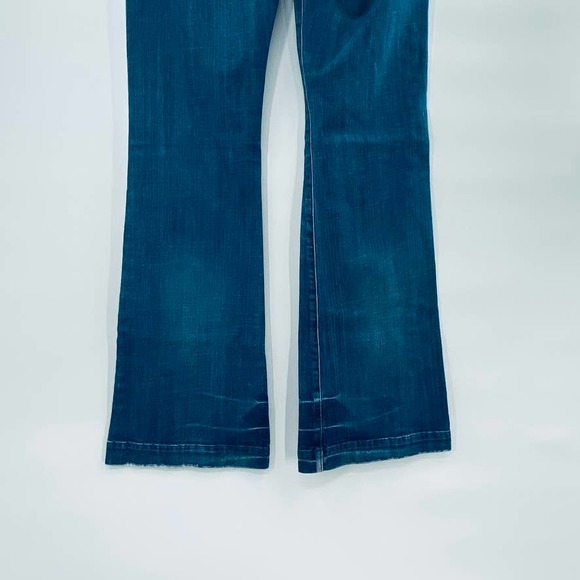 COH Citizens of Humanity Medium Wash Low Waist Full Leg Jeans Faye #003 Size 29 - Picture 9 of 12